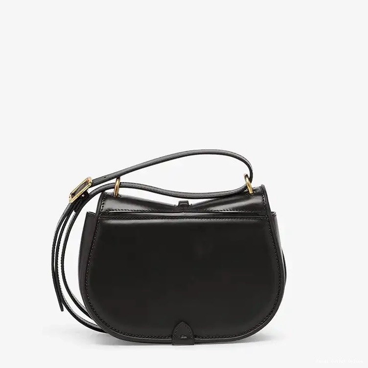 Affordable Mini Black C'mon Bag Calf In Fendi Leather 0613